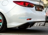 Клыки (накладки) заднего бампера «SkyActivSport» для Mazda 6 GJ