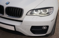 Реснички на LED-фары для BMW X6 (E71)